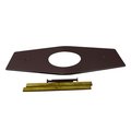 Westbrass One-Hole Remodel Plate for Mixet in Oil Rubbed Bronze D503-12